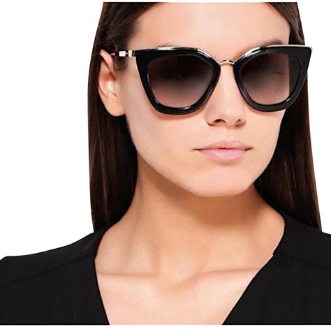 prada black sunglasses women|prada sunglasses black and gold.